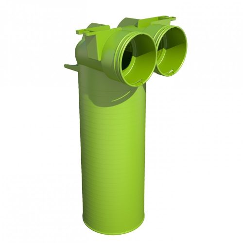 UBBINK Szelepfogadó adapter 2xDN75/DN125 90°