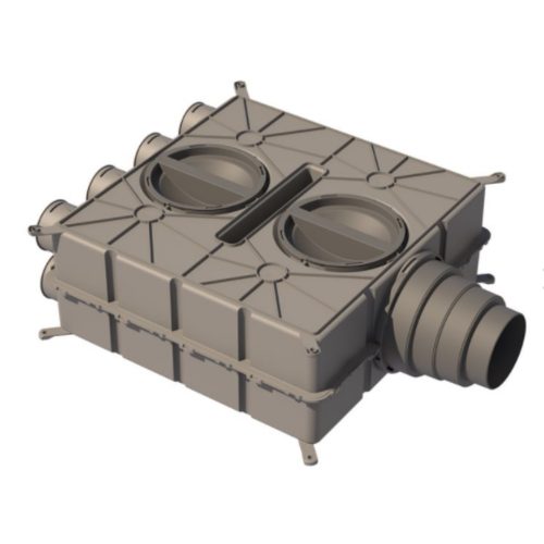 Ubbink osztódoboz 8xDN75/125-180