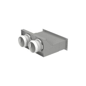   Fém csatlakozó doboz falba 200x55mm/2xDN75 180° Dalap Flexitech