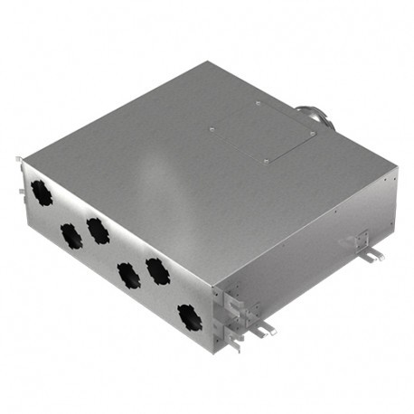 Fém elosztódoboz DN125/6xDN75 (530x500x162mm)