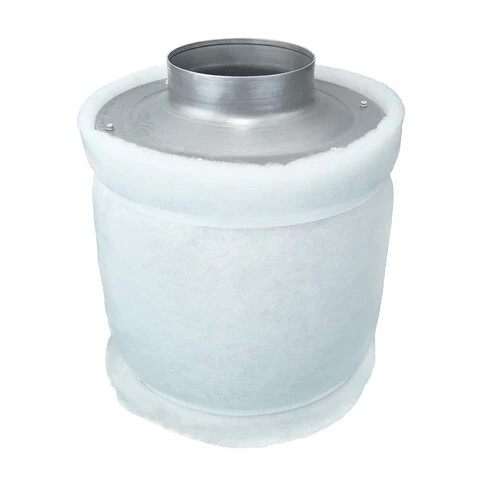 Szénszűrő csővezetékbe Ø 100 mm, 250 mm hosszú