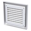 Műanyag rács 154x154mm rovarhálóval