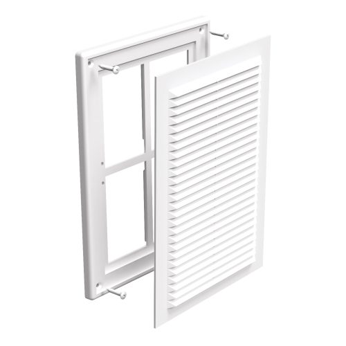 Műanyag rács 251x182mm rovarhálóval