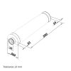 Hangtompító DN150/30cm
