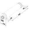 Hangtompító DN200/30cm