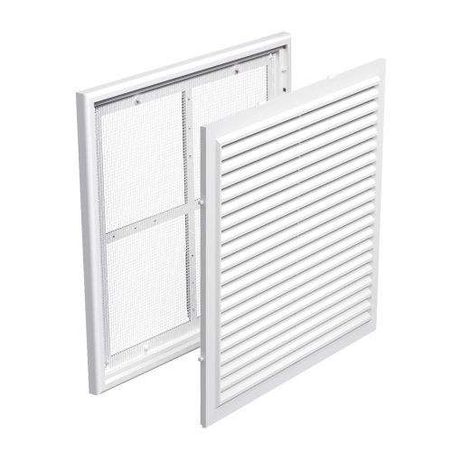 Műanyag rács 250x250mm rovarhálóval