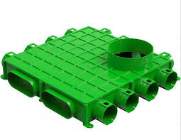 DucoFlex Osztódoboz 12xDN63, 2x ovális - DN180