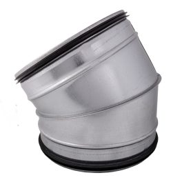 Könyök fém gumitömítéssel 45°/DN150