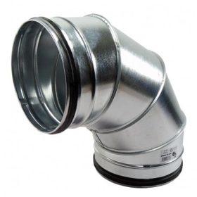 Könyök fém gumitömítéssel 90°/DN160